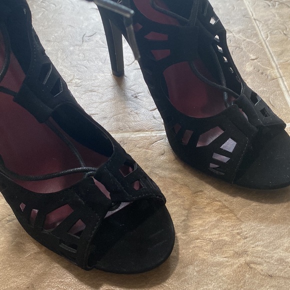 - Delicious DC74 Women Nubuck Peep Toe Gilly Tie Hollow Out Gladiator Boot… - Picture 5 of 11